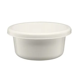 Miska okrągła Zuza 10 l 36 cm kremowy - Inne artykuły do sprzątania - miniaturka - grafika 1