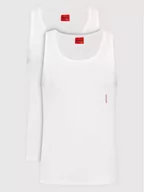 Koszulki męskie - Hugo Komplet 2 tank topów 50469778 Biały Slim Fit - miniaturka - grafika 1