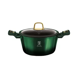 Garnek ze szklaną pokrywką EMERALD, 4,1 l, aluminiowy - Garnki - miniaturka - grafika 1