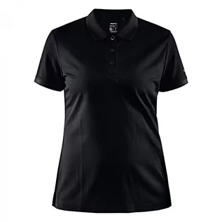 Koszulki i topy damskie - Craft CORE Unify damska koszulka polo, czarna, XS, Czarny, XS - grafika 1