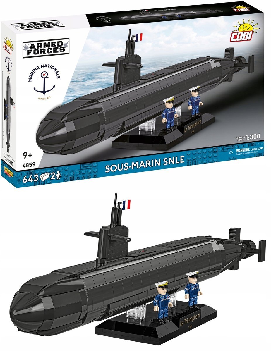 Cobi Armed Forces Okręt Podwodny Sous-Marin Snle 643 Kl., Cobi-4859