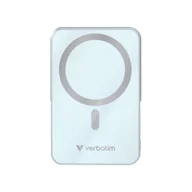 Powerbanki - Verbatim, powerbank z ładowaniem bezprzewodowym, 5V, ładowanie telefonu, 32266, 10 000mAh, Mocowanie magnetyczne, Niebieska - miniaturka - grafika 1