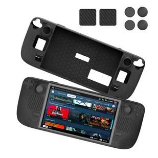 Futerał Pokrowiec Etui + Osłony Gumki Na Przyciski Do Steam Deck / Czarny / Jys-Sd011 - Akcesoria do Nintendo - miniaturka - grafika 1