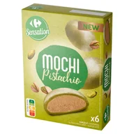Lody i desery lodowe - Carrefour Sensation Mochi Lody pistacjowe 210 ml (6 sztuk) - miniaturka - grafika 1