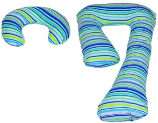 Zestaw Poduszek Uniwersalnych, Wygodne, Ciążowe Zestaw Poduszek Uniwersalnych, Wygodne, Ciążowe (Wzór: Kolorowe Paski 2) - Poduszki do karmienia - miniaturka - grafika 1