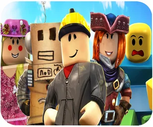 PODKŁADKA POD MYSZKĘ Z ROBLOX GRY LUDZIKI PREZENT -TEKST -29X36 - Podkładki pod mysz - miniaturka - grafika 1