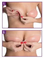 Biustonosze - BIUSTONOSZ JULIMEX SILIKONOWY BS-01 (kolor natural, rozmiar C) - miniaturka - grafika 1