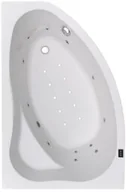Wanny z hydromasażem - Wanna z hydromasażem asymetryczna narożna SC04-WAL/P 150 100 cm - Lewa - miniaturka - grafika 1