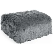 Koce - Koc EUROFIRANY D91 Tifany 1 70 x 160 cm Szary - miniaturka - grafika 1