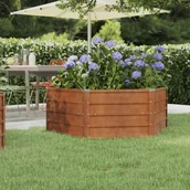 Donice - Donica ogrodowa, szara, 129x129x45 cm, wzmocniona stal Lumarko - miniaturka - grafika 1