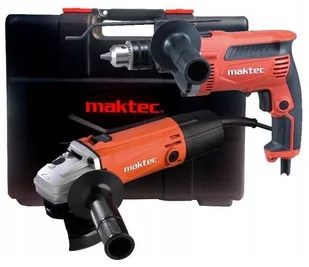 Zestaw MAKTEC Combo MK0001, wiertarka udarowa MT814 + szlifierka kątowa MT963 + walizka - Wiertarki - miniaturka - grafika 1