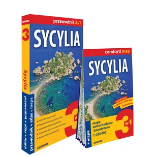 Sycylia 3w1: przewodnik + atlas + mapa - Przewodniki - miniaturka - grafika 1
