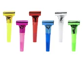 Gadżety dla niej i dla niego - Party Deco Gwizdki trąbki rozwijane holograficzne 6 szt GWI6-000 - miniaturka - grafika 1