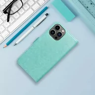 Etui i futerały do telefonów - Etui z klapką zamykane Kabura MEZZO Book do iPhone 15 Pro Max mandala zielony - miniaturka - grafika 1