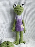 Maskotki i pluszaki - Żaba Monika, żabka - miniaturka - grafika 1