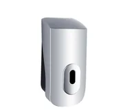 Dozowniki papieru i mydła dla firm - Nimco Pojemnik na roztwór dezynfekujący, srebrny metalik HP 9531-DR-04 - miniaturka - grafika 1