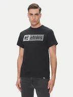 Koszulki męskie - Etnies T-Shirt New Box 4130002282 Czarny Regular Fit - miniaturka - grafika 1