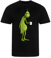 Koszulki męskie - KOSZULKA MĘSKA NADRUK GRINCH ŚWIĄTECZNA PREZENT PREMIUM S - miniaturka - grafika 1