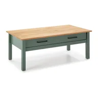 Ławy i stoliki kawowe - Zielony drewniany stolik Marckeric Miranda - miniaturka - grafika 1