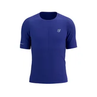 Koszulki sportowe męskie - COMPRESSPORT Koszulka biegowa PRO RACING SS T-SHIRT dazz blue - miniaturka - grafika 1