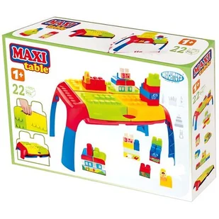 Mochtoys, Stolik z klockami, Maxi11019 - Klocki - miniaturka - grafika 1