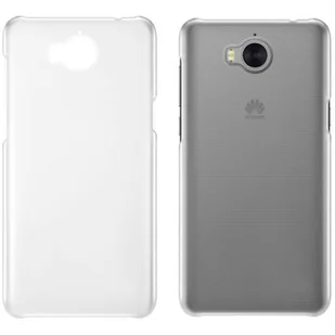 Huawei Y6 2017 ETUI Plecki Plastikowe Przeźroczyste (51991927) - Etui i futerały do telefonów - miniaturka - grafika 1