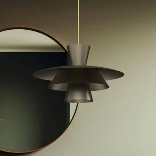 Luminex Lampa wisząca Plato, możliwość ściemniania, aluminiowy / szary / cynkowy, salon / jadalnia, metal, nowoczesny - Lampy sufitowe - miniaturka - grafika 1