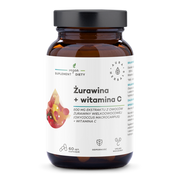 Suplementy naturalne - Żurawina 800 mg + Witamina C, kapsułki 60 szt. - miniaturka - grafika 1