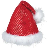 Gadżety dla niej i dla niego - Amscan Czapka "Święty Mikołaj, cekinowa", 393219-55 - miniaturka - grafika 1