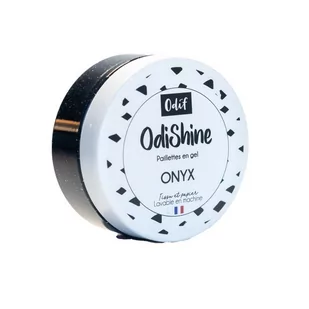 Odif Odishine Żel Brokatowy Do Tkanin 65G Onyx - Zabawki kreatywne - miniaturka - grafika 1