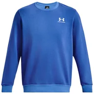 Bluzy sportowe męskie - Męska bluza Under Armour Essential Flc Novelty Crw Rozmiar: M / Kolor: niebieski - miniaturka - grafika 1