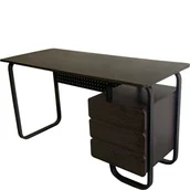 Biurka - Biurko Luke Unique Czarny - miniaturka - grafika 1
