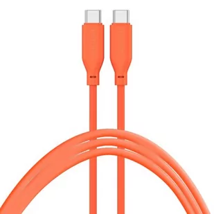 Kabel USB Typ C - USB Typ C 4SMARTS High Flex 60W 1.5 m Pomarańczowy - Kable USB - miniaturka - grafika 1