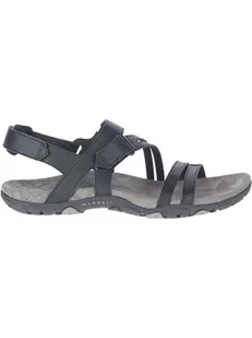 Merrell Skórzane sandały "Sandspur Rose Convert" w kolorze czarnym - Sandały damskie - miniaturka - grafika 1