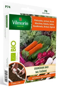 Ogródek warzywny BIO na taśmie ANTYOKSYDANTY 9 taśm Vilmorin - Nasiona i cebule - miniaturka - grafika 1