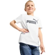 Odzież sportowa dziecięca - Koszulka Puma Ess No. 1 Logo Tee Ps, Dzieci - miniaturka - grafika 1