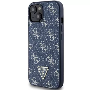 Etui Guess GUHCP15MPG4GPB Apple iPhone 15 Plus / 14 Plus hardcase 4G Triangle Metal Logo niebieski/blue - Etui i futerały do telefonów - miniaturka - grafika 3