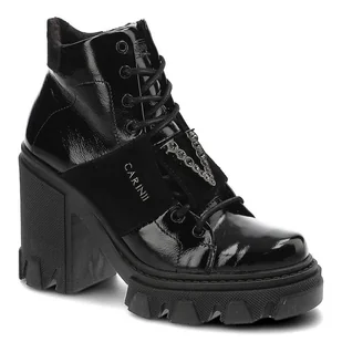 Carinii, Botki, B8503_-070-H20-000-F20 Czarny, rozmiar 38 - Botki damskie - miniaturka - grafika 1