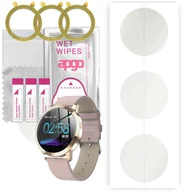 Akcesoria do smartwatchy - 3x Folia hydrożelowa MATOWA do Garett Women Klara - apgo Smartwatch Hydrogel MATTE Protection Ochrona na ekran smartwatcha - miniaturka - grafika 1