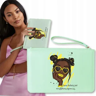 Torebka Kopertówka MIĘTA Na Telefon KOBIECE Wzory - Torebki damskie Torebka Kopertówka MIĘTA Na Telefon KOBIECE Wzory - Torebki damskie - miniaturka - grafika 1