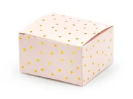 Wesele i ślub - Partydeco Pudełeczka Kropki, jasny różowy, 6x3.5x5.5cm (1 op. / 10 szt.) PUDP25-081J [15131938] - miniaturka - grafika 1