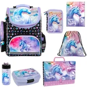 Zestawy szkolne - ZESTAW SZKOLNY 7-ELEMENTÓW JEDNOROŻEC 15 DERFORM - miniaturka - grafika 1