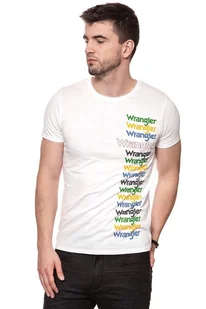 Wrangler, T-shirt męski, Festival Tee Offwhite W7B44De02, rozmiar S - Koszulki męskie - miniaturka - grafika 1