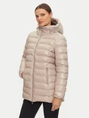 Kurtki damskie - Geox Kurtka zimowa Zosma W4628A TC191 F1798 Beżowy Regular Fit - miniaturka - grafika 1
