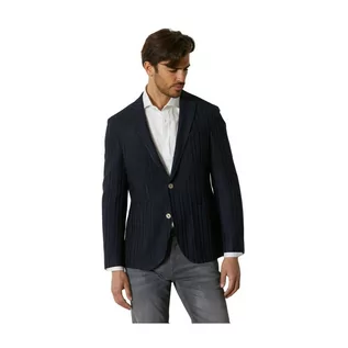 Marynarki męskie - Baldessarini, Jersey jacket with patch pockets Niebieski, male, - BALDESSARINI - grafika 1