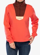 Bluzy sportowe męskie - Bluza z zamkiem Columbia Lodge Quarter Zip - juicy/spice/sunkissed - miniaturka - grafika 1