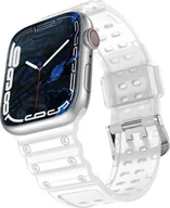 Akcesoria do smartwatchy - Strap Triple Protection pasek Apple Watch SE, 8, 7, 6, 5, 4, 3, 2, 1 (41, 40, 38 mm) opaska bransoleta przezroczysty - miniaturka - grafika 1