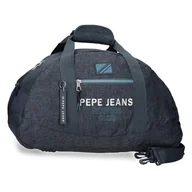 Torby podróżne - Pepe Jeans Edmon Torba podróżna Niebieski 50x27x20 cms Poliester 27L by Joumma Bags, niebieski, torba podróżna - miniaturka - grafika 1