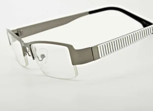 Minusy Okulary korekcyjne metalowo-żyłkowe ST309 moc: -2,5 - Okulary korekcyjne, oprawki, szkła - miniaturka - grafika 1