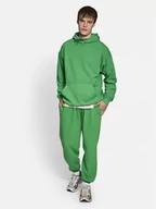 Spodnie sportowe męskie - Redefined Rebel Spodnie dresowe Ray 226022 Zielony Loose Fit - miniaturka - grafika 1